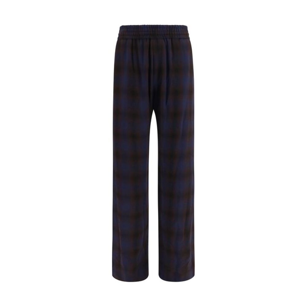 Dries Van Noten Men Checked Trousers